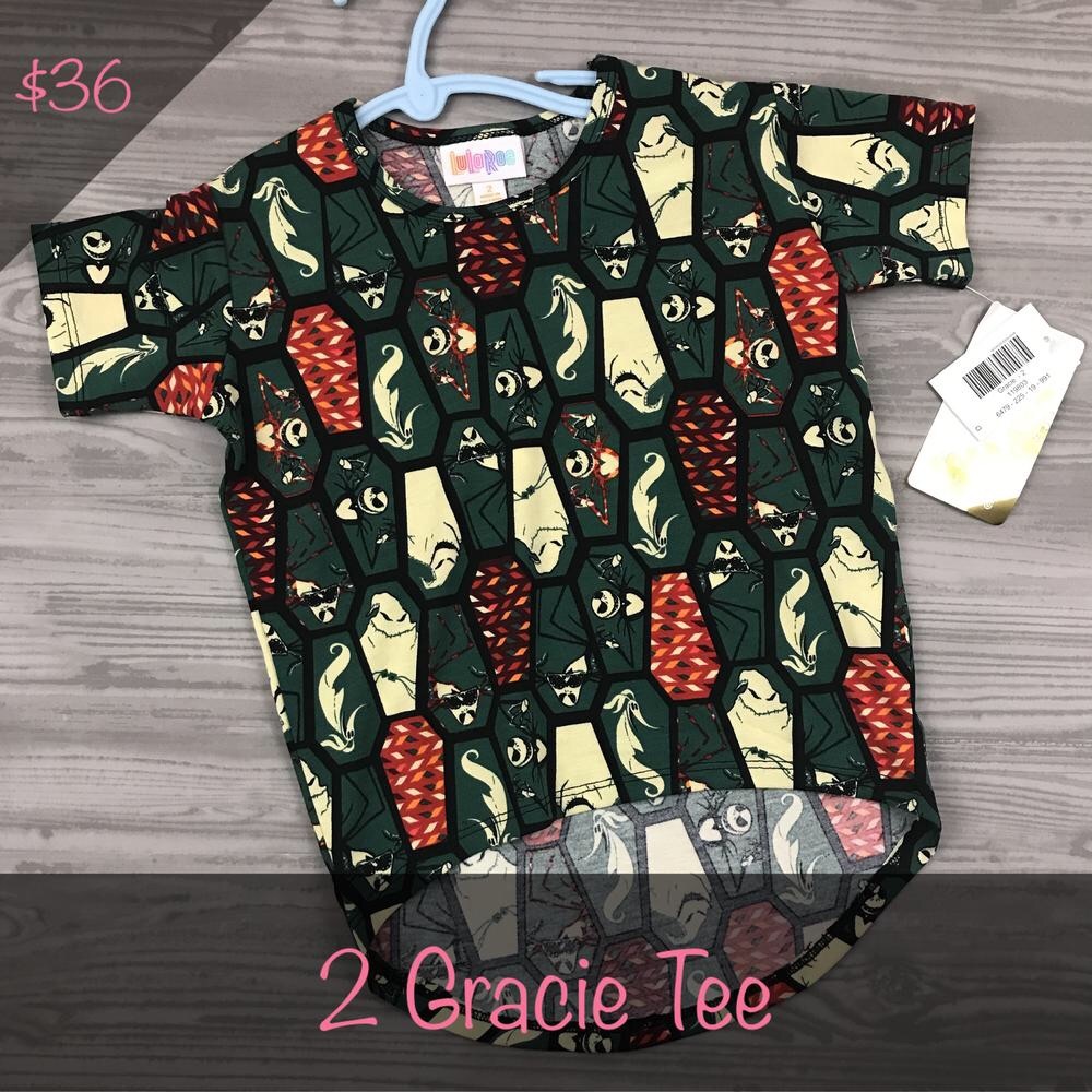 NWT High Low Jack Skellington Unisex Gracie Tee